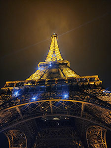 The Eiffel Tower Sparkling