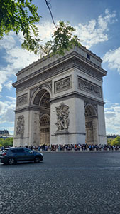 The Arc de Triomphe