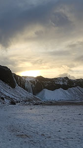 Sunset at Seljalandsfoss