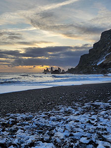 View from the Black Sand Beach