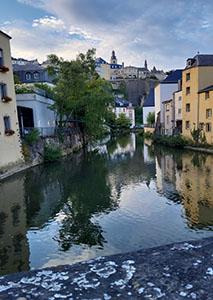 The old town in Luxembourg